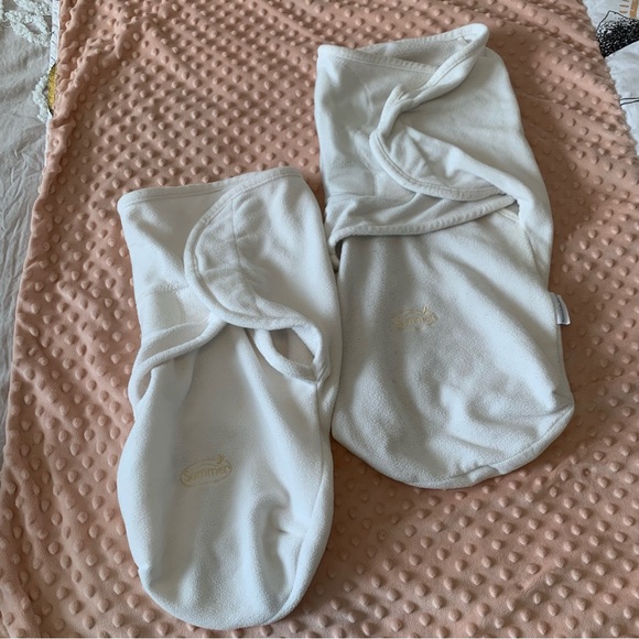 White Baby Swaddle Set - Picture 1 of 6